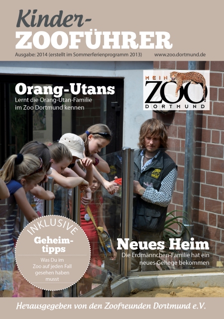 Die Titelseite des Kinder-Zooführers